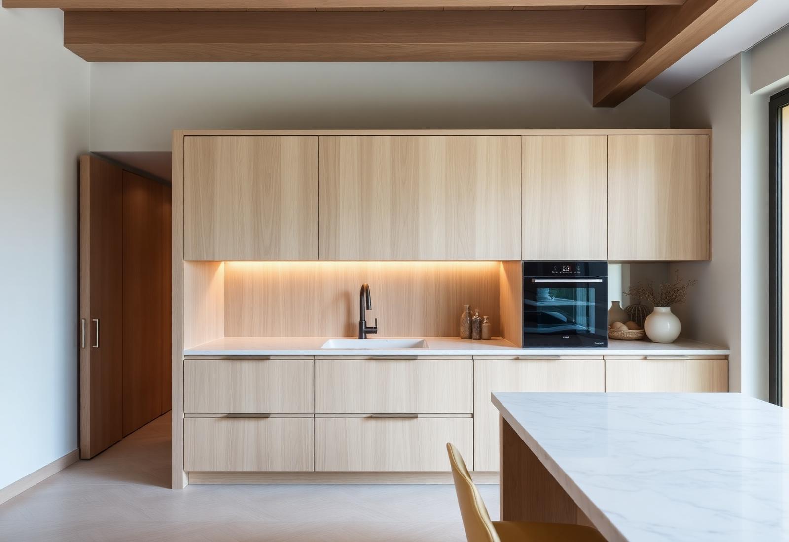 Cocina artesanal de madera